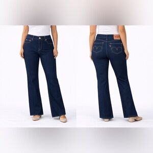 Levi’s Type 1 Jeans Size 12M Dark Wash Western Bootcut Stretch Denim